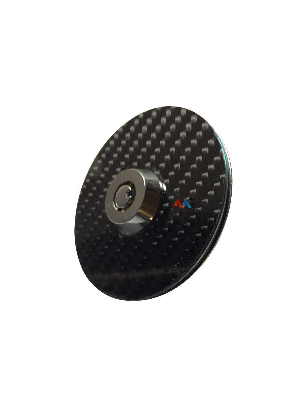 VITO Universal 100% Carbon Fiber Front Hood Latch Pin Key Locking Kit Black