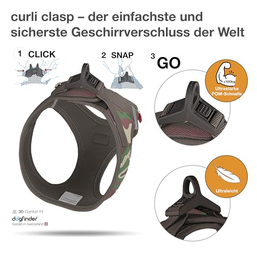 Vest Harness curli Clasp Air-Mesh Camo M