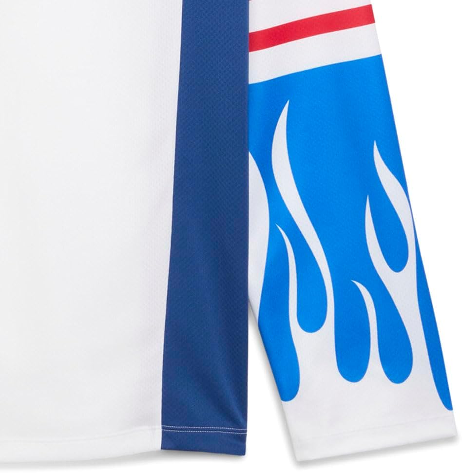 PUMA Mens BMW M Motorsport Graphic Crew Neck Long Sleeve Casual Tops Casual - Blue - Image 7