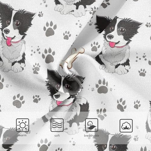 Joisal Designer Toddlers Underwear Floral 2t Cotton Cute Panties Girl Black White Dogs Poses Paw Briefs Kids Undies3