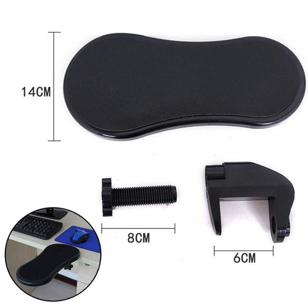 Reposabrazos ergonómico Ajustable para reposabrazos, reposabrazos para computadora para Escritorio o Extensor de Silla para el hogar y la Oficina