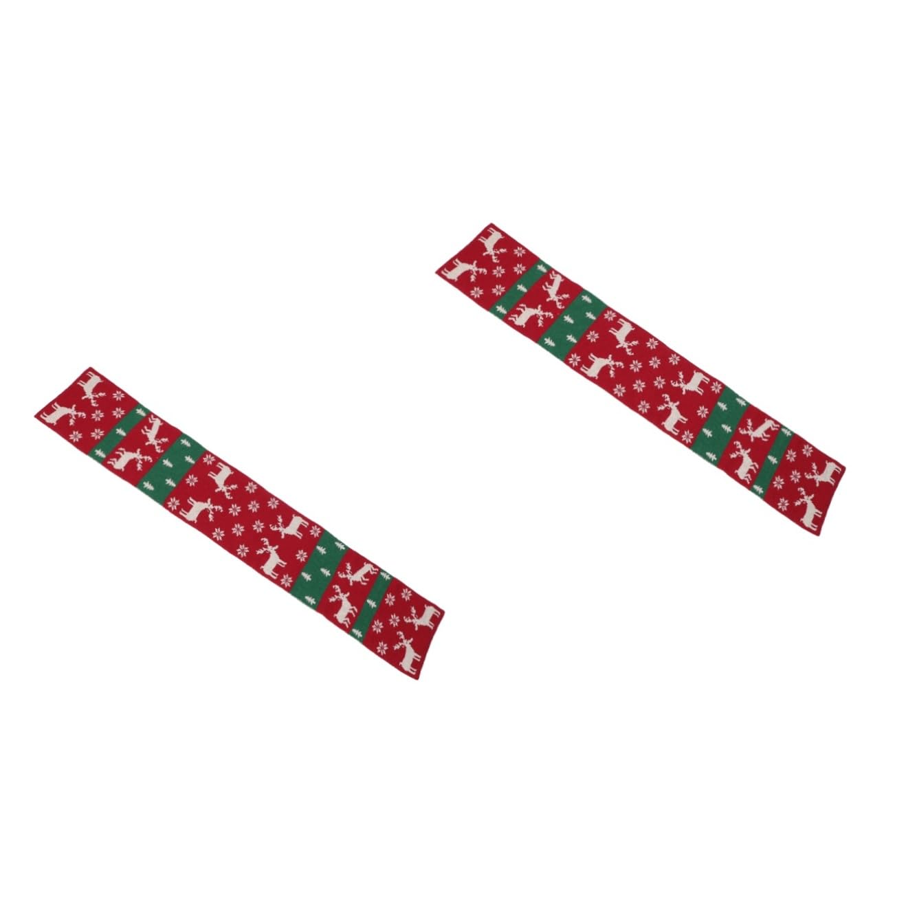 SOIMISS 2pièces Écharpe Tricotée Hiver Avec Motif Renne Écharpe De Rouge Accessoire Pour Froid