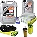 Produktbild QR-PARTS 69340754 Filter Set Inspektionspaket 6 Liter Motoröl Top Tec 4200 5W-30 MANN-FILTER Innenraumfilter Luftfilter Ölfilter