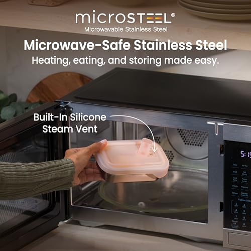 Image of Bentgo MicroSteel Heat & Eat Leak-Proof Stainless Steel Container
