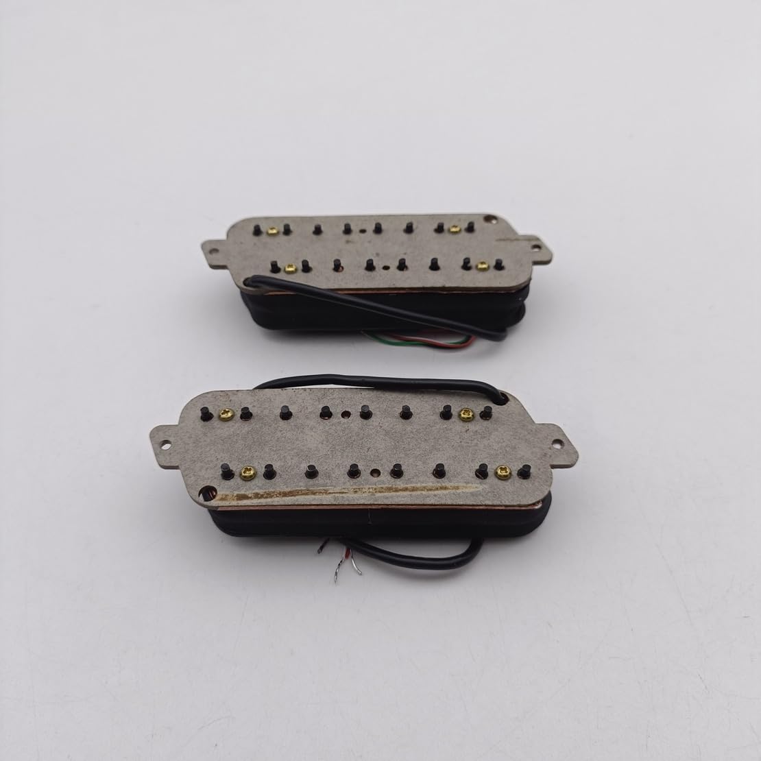Headless Fanned Fret Guitar Pickup with Alnico 5 Magnet Humbucker Double Coil Pickups Replacement Parts for 7/8 String E-Gitarre (8 Saiten)