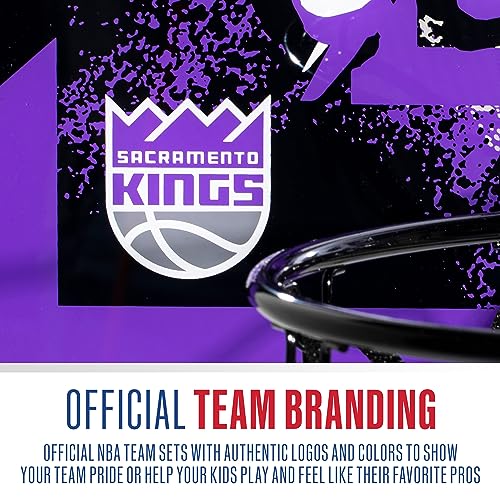 Franklin Sports NBA Over the Door Basketball Hoop - Sacramento Kings - image 6