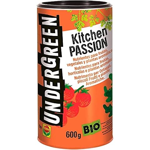 UNDERGREEN Kitchen Passion Nutrients for Fruits, Vegetables and Fragrance Plants 600 g, Colourless Cover