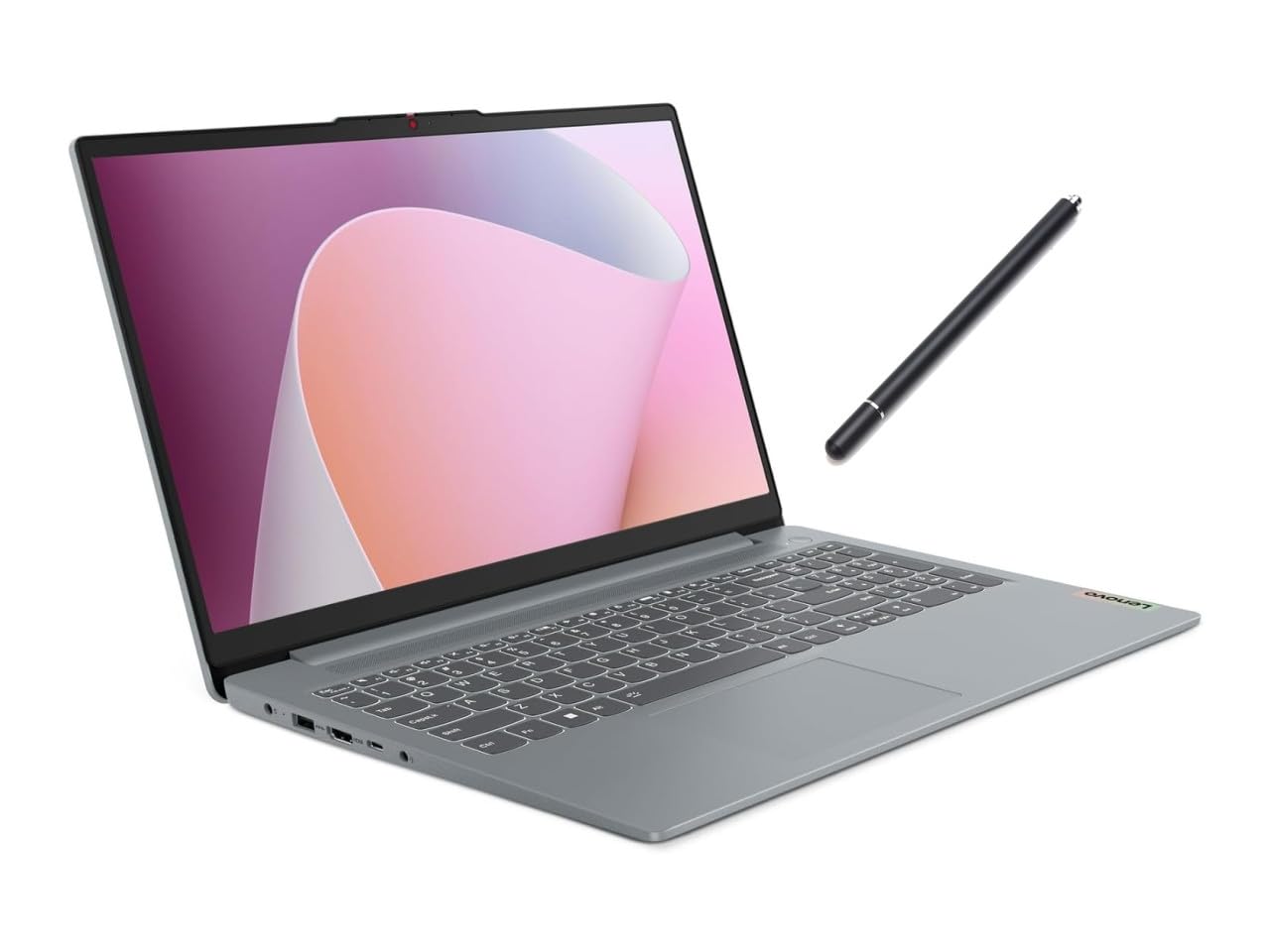 IdeaPad Slim 3i 15.6" FHD Touch Laptop|AMD Ryzen 5 7520U(Beat i7-1255U)|AMD Radeon 610M|Grey|Backlit| 8GB RAM DDR5 | 512GB SSD | Windows 11 Home | Bundle with Stylus Pen