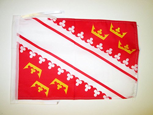 AZ FLAG Drapeau Alsace 45x30cm - PAVILLON alsacien - Province d'Alsace 30 x 45 cm Haute qualité