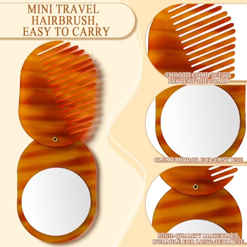Pack de 2 Peines Plegables Novabright con Espejo miniatura 3