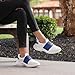FOCO Buffalo Bills NFL Womens Script Wordmark White Slip On Sneakers - 8