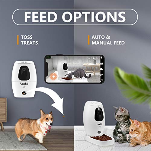 image for Vmotal Pet Camera with Automatic Cat Feeder for Cat and Dog, Full HD V
