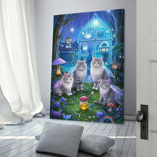 Toile Ragdoll suspendre pour bureau résolvant les murs vides - 3