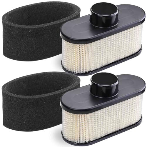 Emmawin 2 Pack FR691V Air Filter for Kawasaki FR651V FR730V FS481V FS541V FS600V FS651V FS691V FS730V Engine Replace 11013-7046 Pre Cleaner 11013-0726 Air Filter
