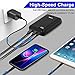 Mini Portable Charger Battery 10000mAh Power Bank USB External Battery Packs with Dual USB Output 2.1A for IPhone IPad Samsung Galaxy Google LG Phones Tablet [UL Certified Wall Charger Included] TININ, T096