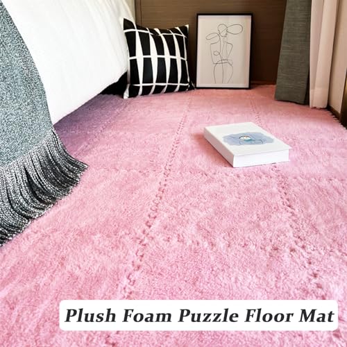 Tapis de jeu moelleux et antidérapant en mousse 48 dalles lavables pour sol de salon - 3