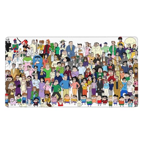 マウスパッド クレヨンしんちゃん ゲーム アニメ まうすぱっど オフィス 家庭用 デスクパッド 耐久性が良い 水洗い