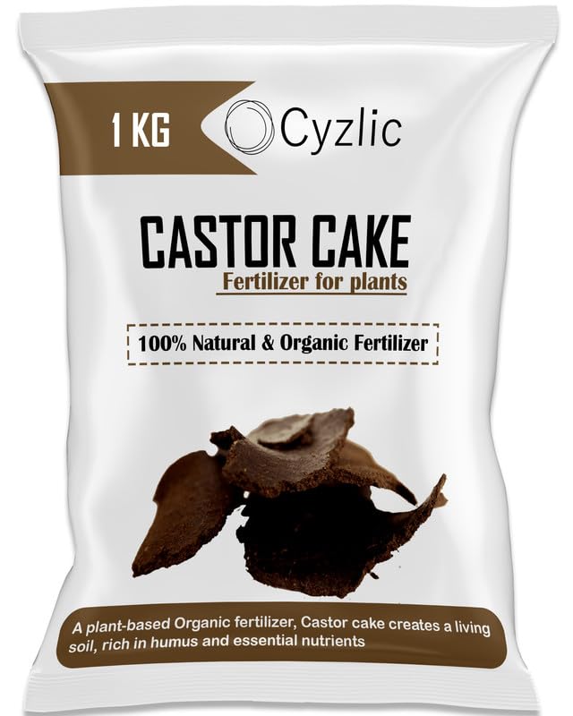Cyzlic Organic Castor Cake Fertilizer: Nutrient-Rich Soil Amendment for Sustainable Plant Growth 1kg (B0CLZN1HP5) Amazon Price History, Amazon Price Tracker