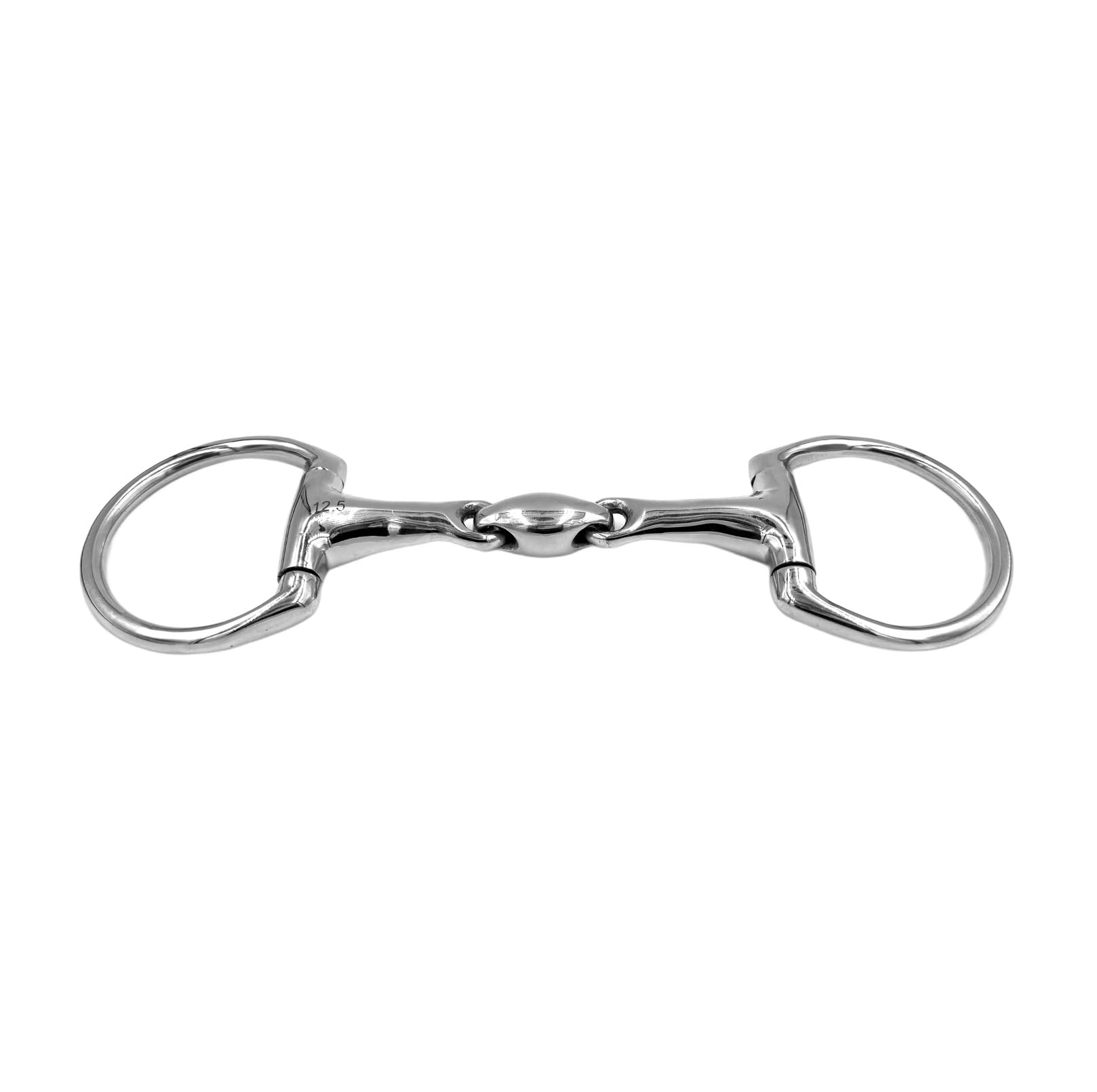 Equine Smile ES0113 Olive Head Bit Double Broken Stainless Steel Ring Diameter 70 mm Bit Thickness 20 mm (14.5 cm) - Image 2