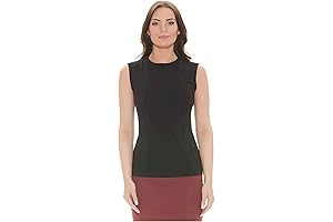 Trendy Crewneck Sleeveless Tops for Style-Savvy Women