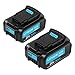 6.0Ah DCB205 Battery for Dewalt 20V MAX XR Premium Lithium Battery DCB207 DCB206 DCB205-2 DCB204 DCB203 DCB201 DCB200 DCB180 DCD985B DCD771C2 DCS355D1 DCD790B Cordless Power Tools (2 Packs)
