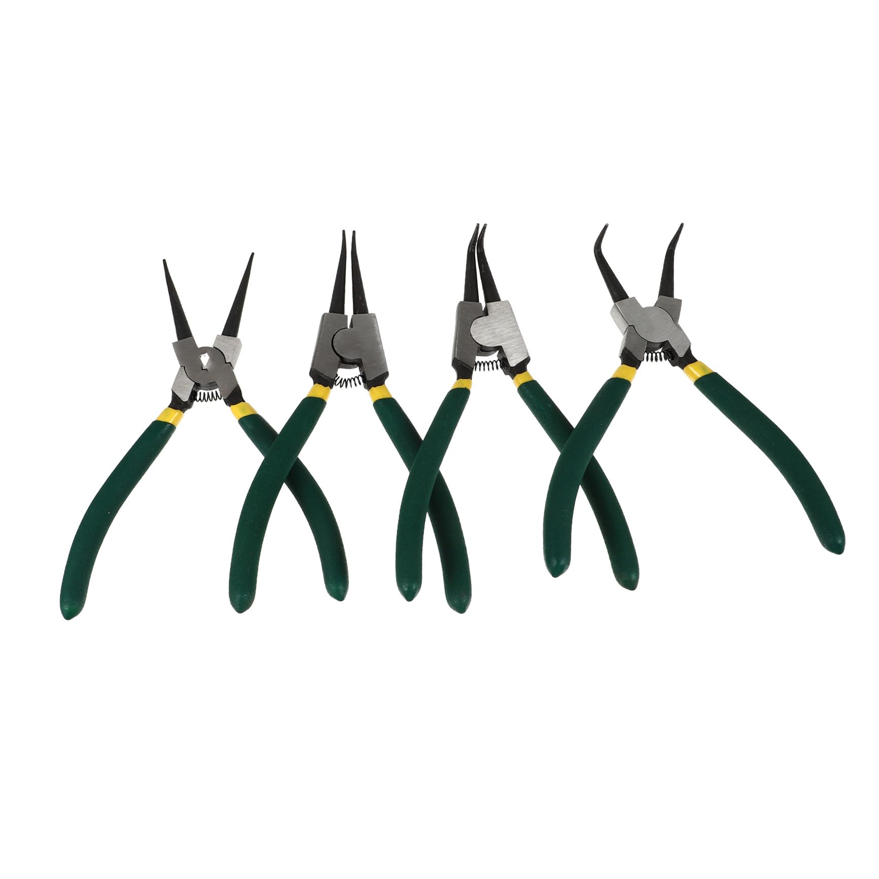 Alicates para anillos de retención de 4 piezas para desmontaje en casa