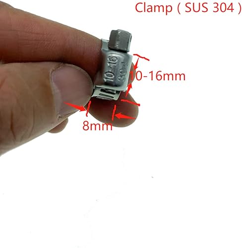 Miniatura 6 de Tapa de refrigerante de silicona reforzada universal azul de 12 "(13 mm) con abrazadera para calentador de derivación Puerto de agua de vacío Kit de