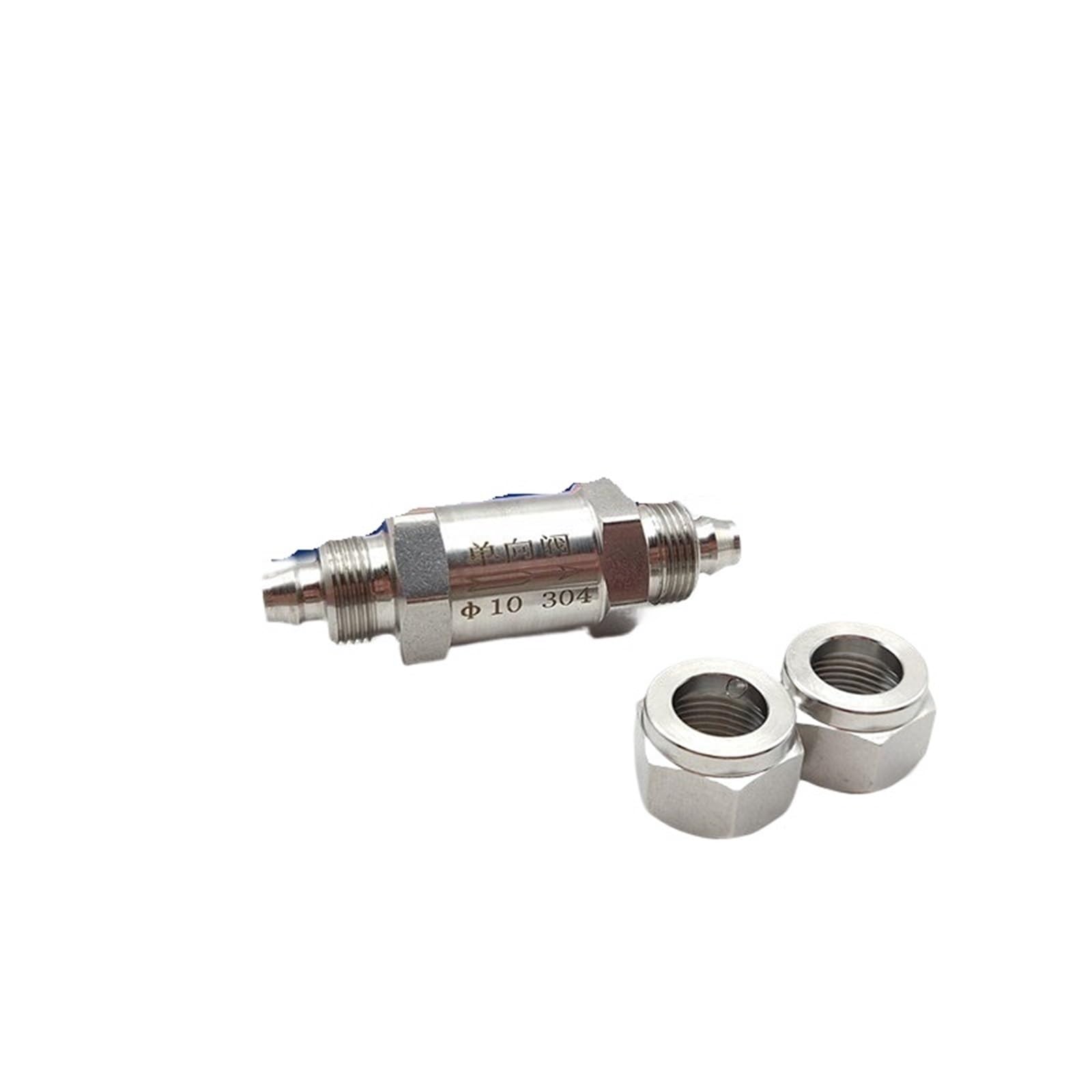 1pcs 304 Stainless Steel 1-Way Valve Check Valve(10x6.5mm)
