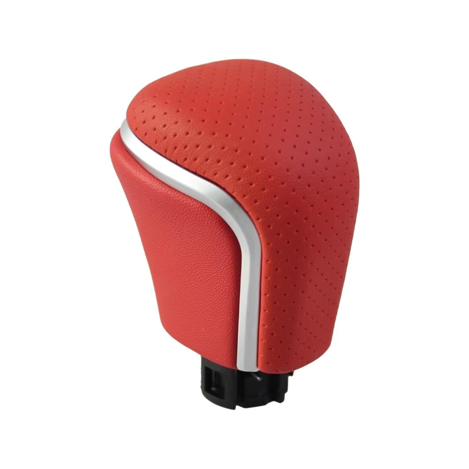 GHQFROP Transmission Gear Shift Knob for Toyota for Corolla for Levin for Camry XV70 V70 for Avalon Leather Shifter Lever 1Pc Automatic Car Gear Shift Knob Head Car Gear Stick Knob(Red with Hole)