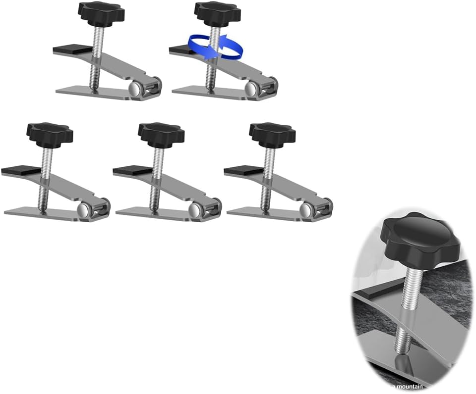 Azonee Height Adjustment Lifting Tool – Labor Saving Handle, Extended Lifting Jack for Tile Installation & Furniture Moving