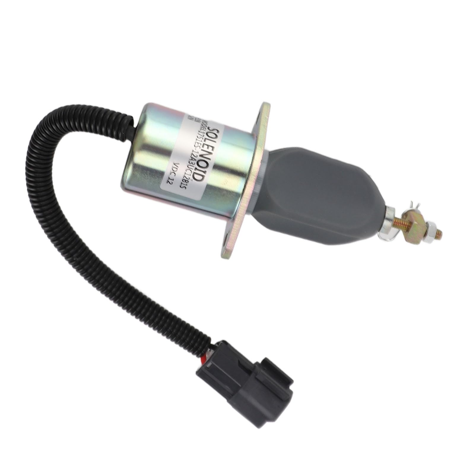 Solénoïde D'arrêt de Carburant 12 V 1751ES 12A3UC12B1S pour Générateurs, Automatisation Industrielle, Machines d'emballage avec Contrôle Précis