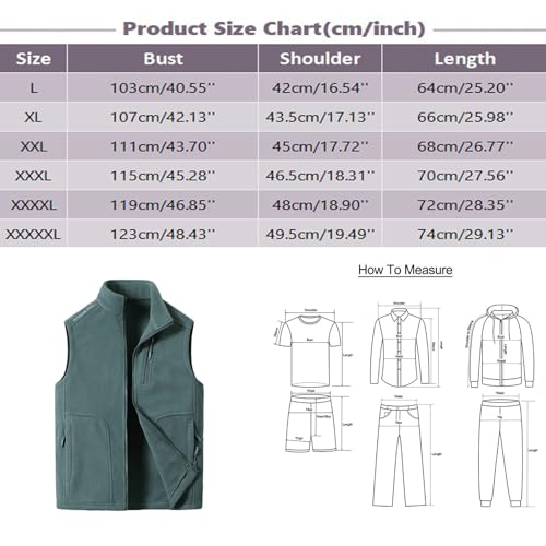 Chalecos de invierno tipo chaleco de forro polar para hombre sin mangas 4