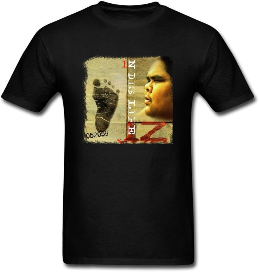 FUSHUOMT88M Men's IZ Israel Kamakawiwo'ole N Dis Life T-Shirt