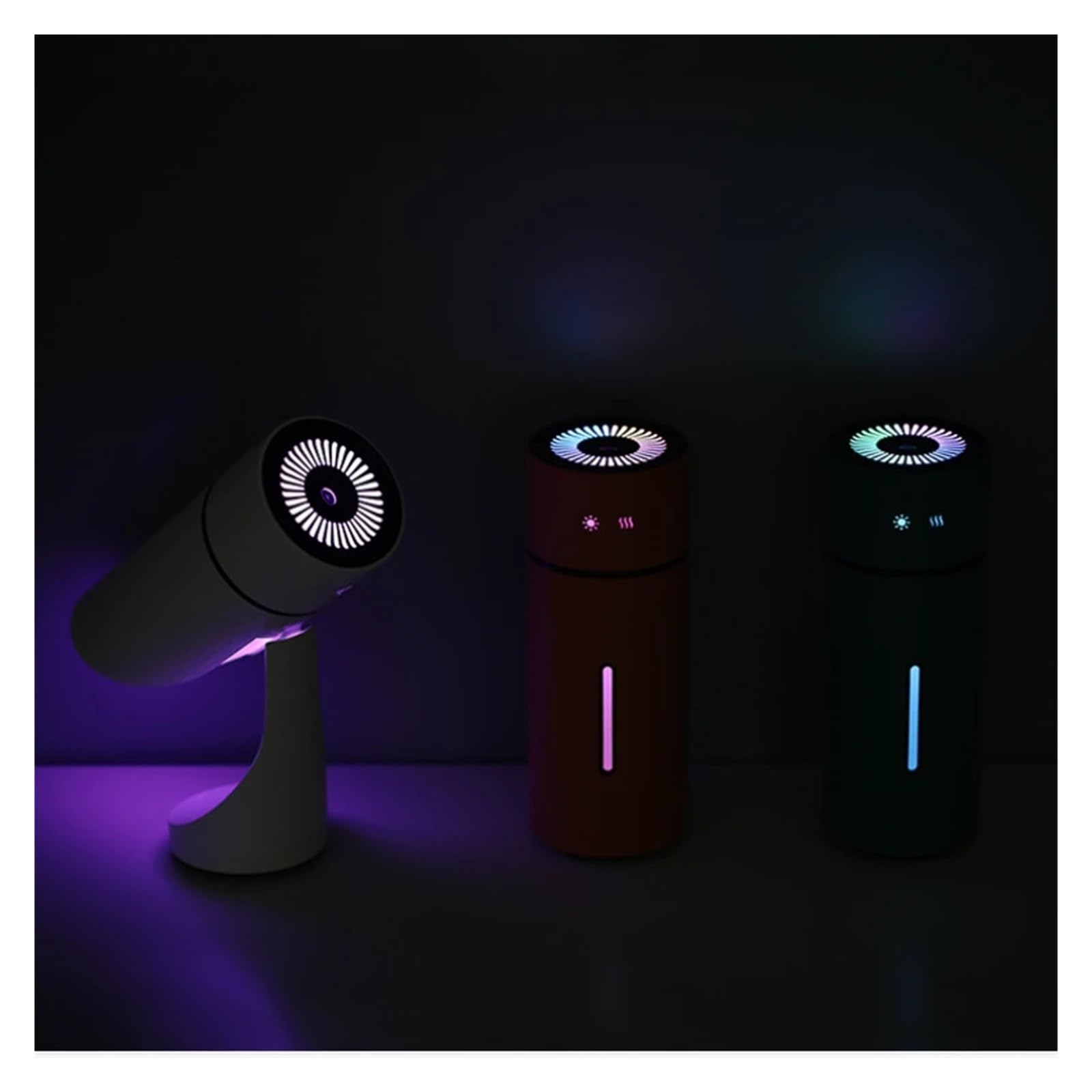 Humidificador, Humidificador De Aire Inalámbrico 260 Ml, Difusor Aromaterapia USB, Generador Niebla Fría Ultrasónica, Nebulizador Silencioso,para hogar y oficina(Green)