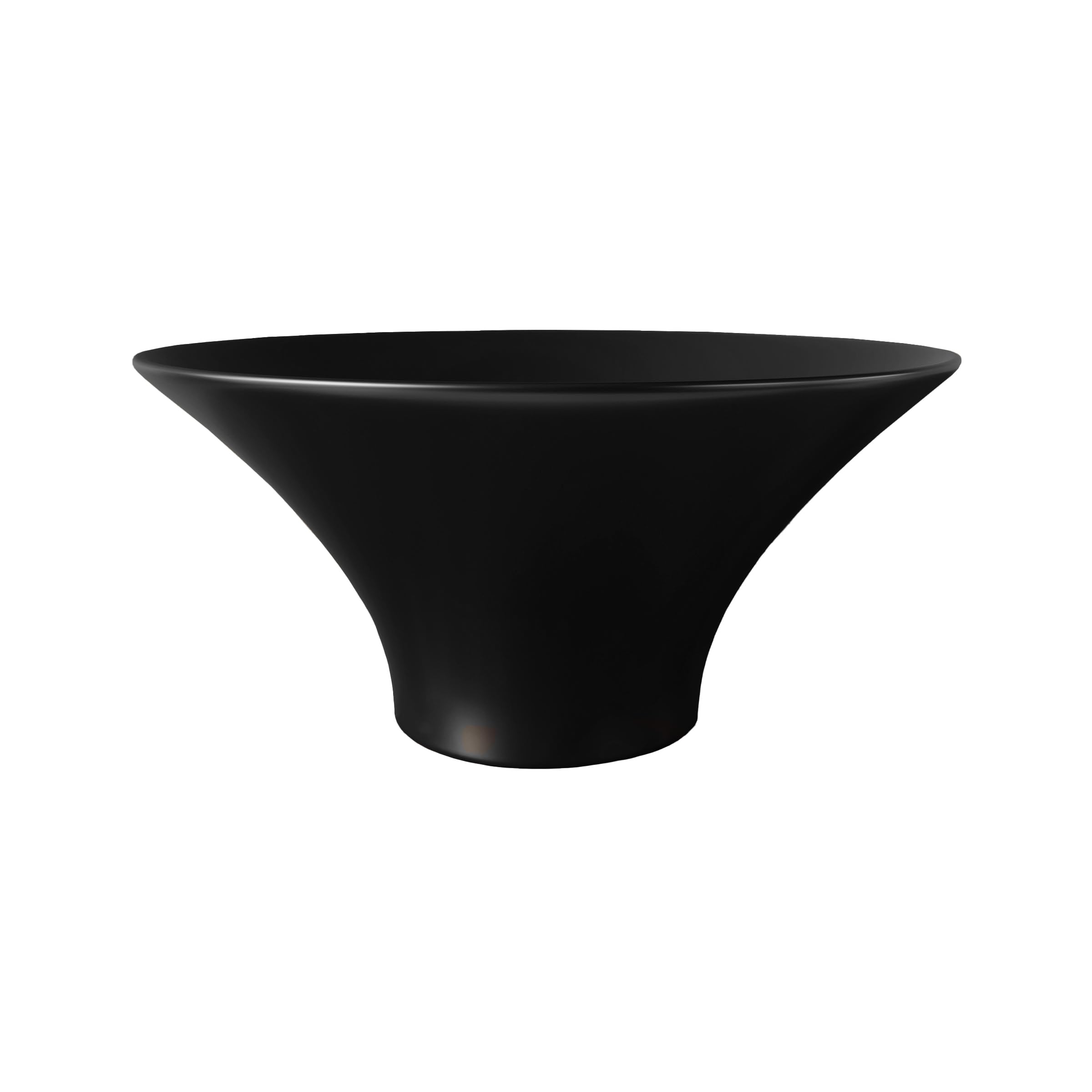 Évier rond noir mat Swiss Madison Ivy 41,9 cm lavabo vasque de salle d'eau