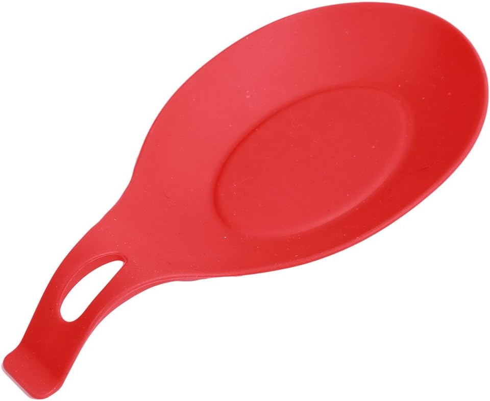 Kshcf Kitchen Silicone Spoon Rest Heat Resistant Spoon