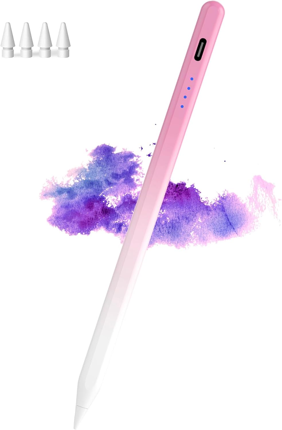 Stylus Pen for iPad(2018-2025), Pad Pencil 10th Generation with Palm Rejection, Active Digital Pencil Compatible with Apple iPad 6/7/8/9/10/A16, Pro 11″/12.9″/13″/M4, Mini 5/6, Air 3/4/5/M2/M3 – Pink Stylus Pen for iPad(2018-2025), Pad Pencil 10th Generation with Palm Rejection, Active Digital Pencil Compatible with Apple iPad 6/7/8/9/10/A16, Pro 11″/12.9″/13″/M4, Mini 5/6, Air 3/4/5/M2/M3 – Pink