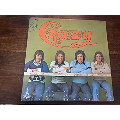 crazy horse : crazy - Alain Delorme - Johnny - Dominique - Freddy - disque AZ n&deg; EL 29 502