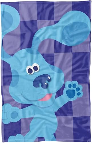 LOGOVISION Blues Clues - Manta de forro polar, 36 x 58 pulgadas, color azul