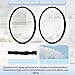 2 Pack 09985 Pressure Canner Sealing Ring + 4 Pack Overpressure Plugs, Gasket for Presto 01751 01781 01784 01745 01755 01782,16/18 /23 Quart Pressure Cooker, Pressure Canner Parts