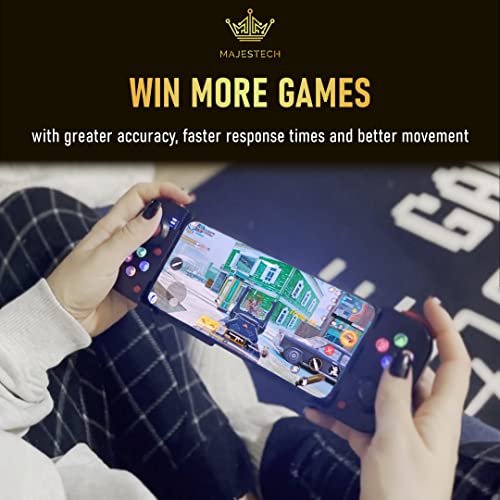 MAJESTECH iPhone/Android Game Controller (NEW 2024) Play COD, Fortnite, Minecraft, Emulator, Xbox, Playstation! Mobile Phone Controller for Gaming, Bluetooth Controller Gamepad iPhone 14 13 12 Samsung MAJESTECH iPhone/Android Game Controller (NEW 2024) Play COD, Fortnite, Minecraft, Emulator, Xbox, Playstation! Mobile Phone Controller for Gaming, Bluetooth Controller Gamepad iPhone 14 13 12 Samsung