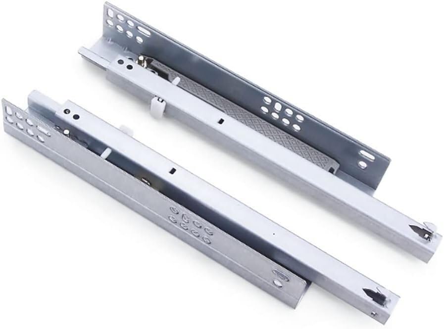 Rodamientos de bolas ocultos para eliminar golpes en rieles guía inferiores de 400mm