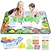 Produktbild RenFox Wasser Doodle Matte Magic Doodle Malmatte 120 * 72cm Wasser Zeichnen Malmatte Aqua Painting Matte mit 4 Magic Stifte und Stempelset Geschenk Spielzeug für Jungen Mädchen Kinder 3 4 5 6 Jahren