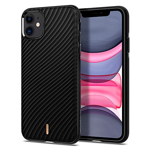 CYRILL Wave Shell Designed for Apple iPhone 11 Case (2019) - Black