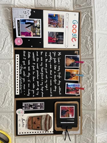 Image of HBH Birthday Greeting Card with Custom Name Photo for Friends | Customized Photo Frame