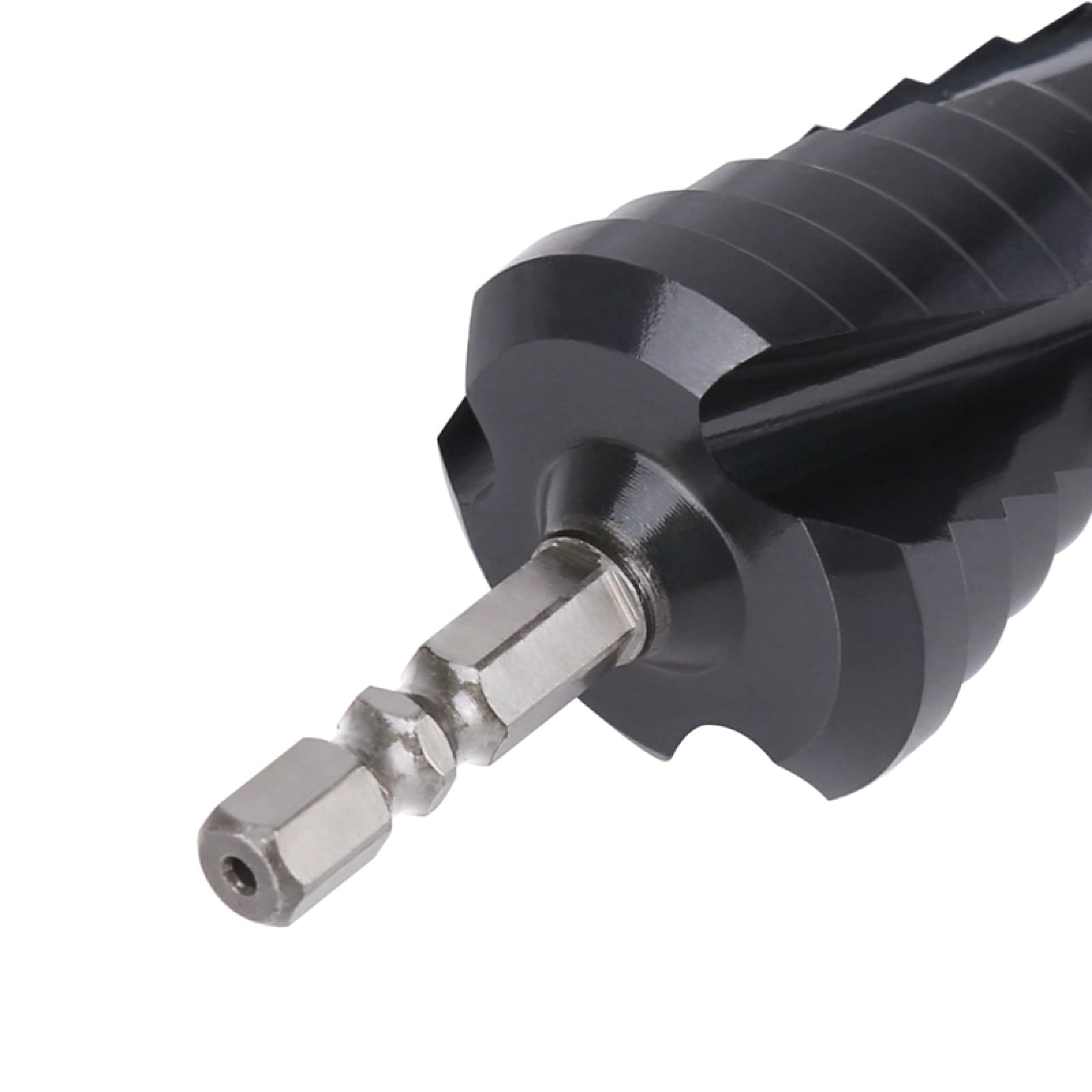 1pc Codolo esagonale HSS Co M35 Cobalto TiAIN Scanalatura a spirale 3 flauti Punte da trapano per fori di ferro in acciaio inox sega,1 pz 5-23mm