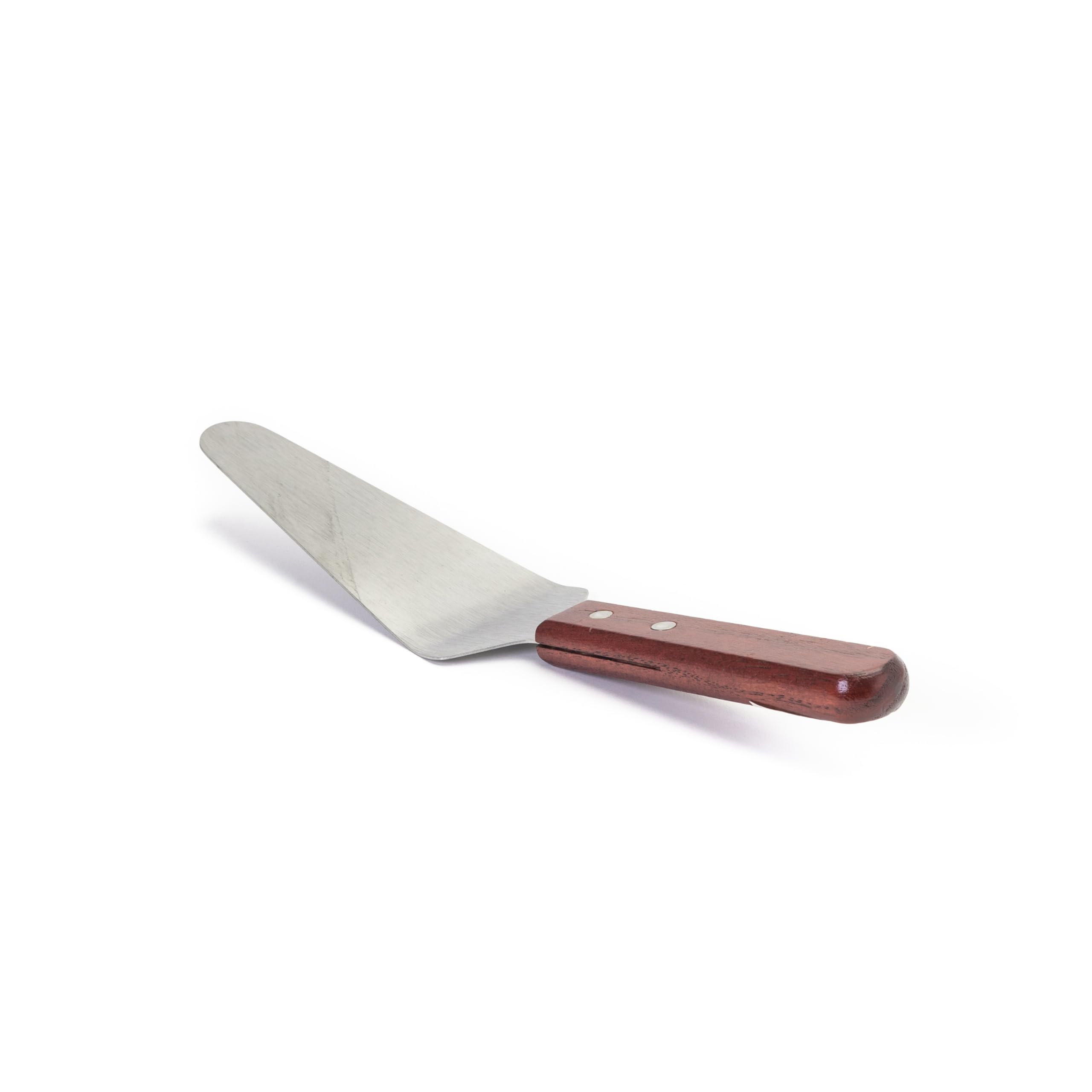 Adcraft Servidor para tartas con mango de madera, 25,4 cm, paquete de 12, en acero inoxidable (KT-27)