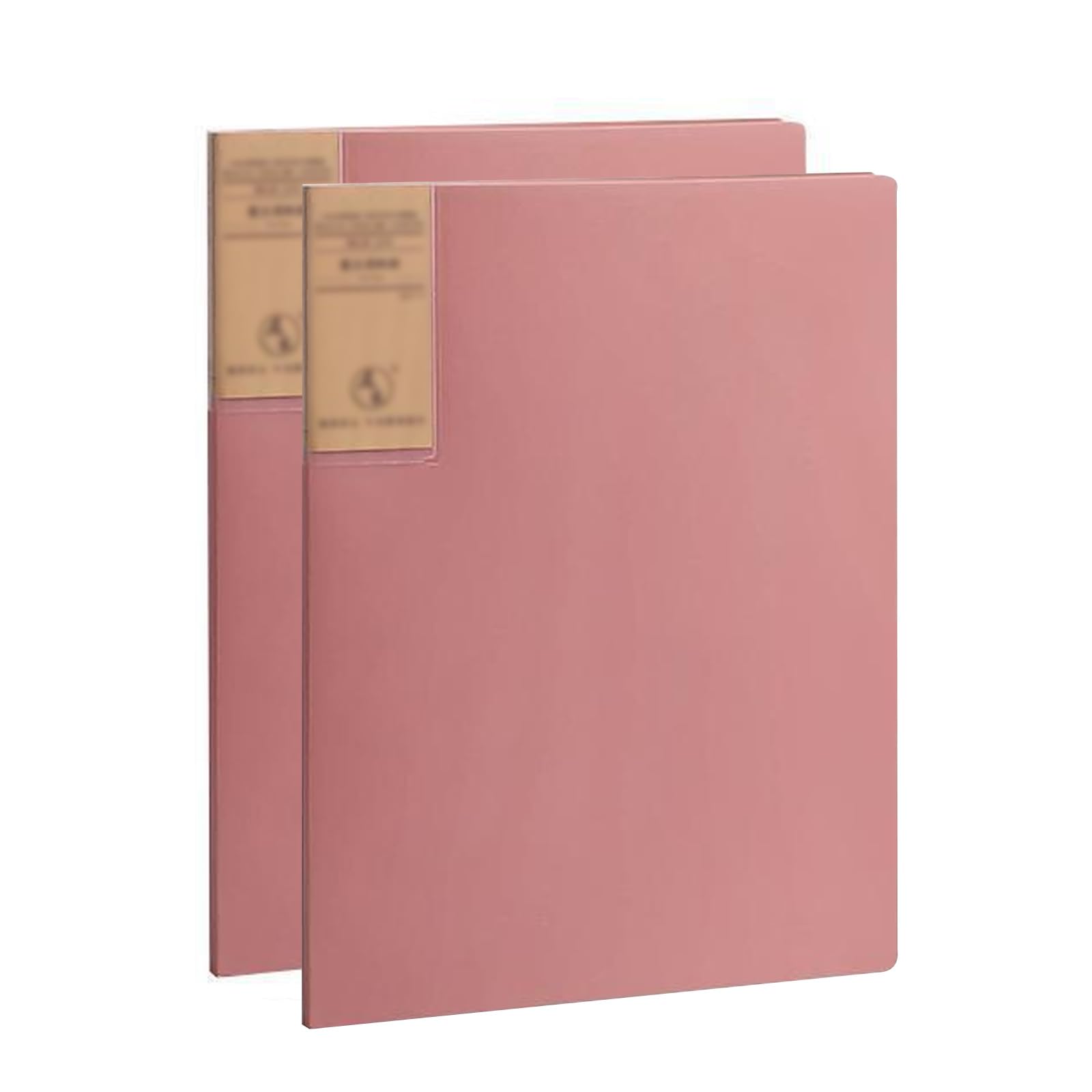 Teczki ekspozycyjne A4, 30 Pocket Portfolio Binder A4 Size Multicolor Pack Of 2(Pink)