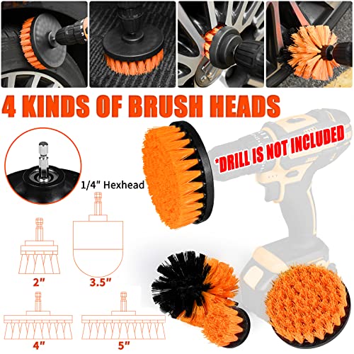 Viewsun 41PCS Car Cleaning Kit, Car Interior Detailing Kit with High Power Handheld Vacuum, Auto Detailing Drill Brush Set, Cleaning Gel, Complete Car Wash Kit Supplies for Deep Cleaning - Thumbnail 5