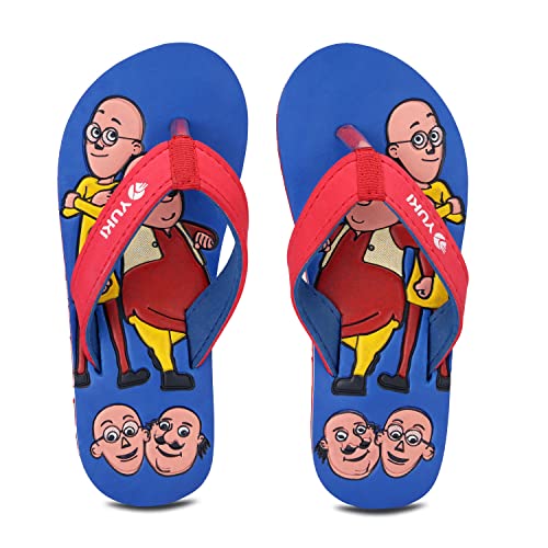 Image of YUKI Unisex - Child, Kids Flip-Flop |Soft, Comfortable, Indoor & Outdoor Cartoon Slipper & Chappal